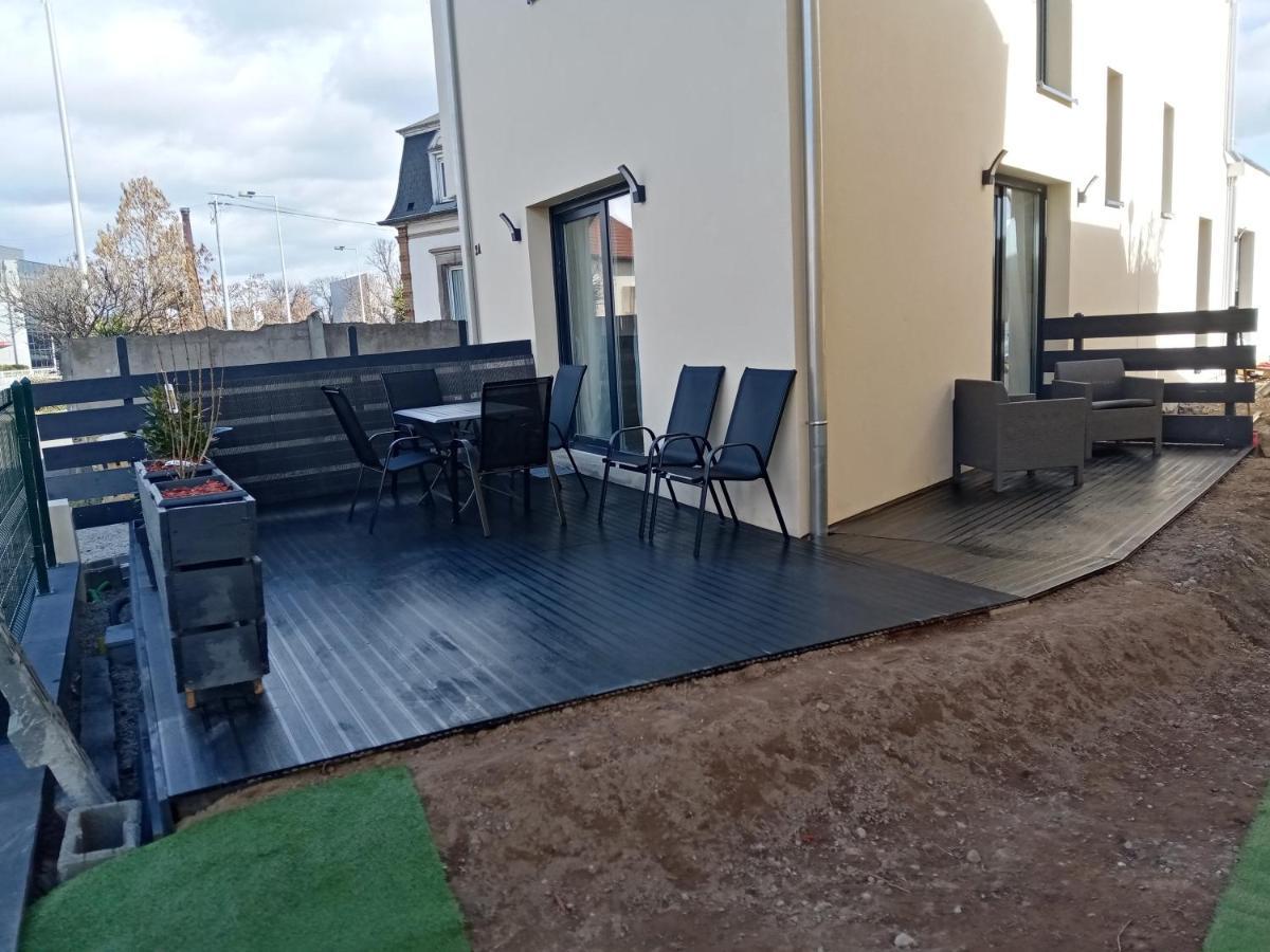 Jolie Maison, Balneo Lumino Therapie Et Terrasse 科尔马 外观 照片